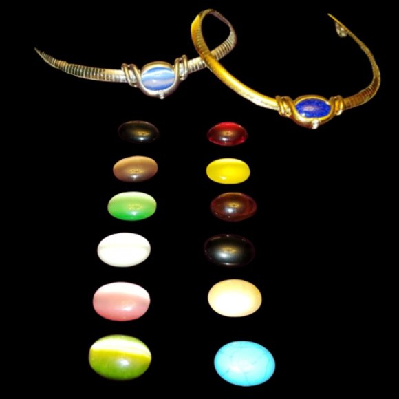 Premier Designs Jewelry - Options! Premier Design 2 chokers plus 16 slides